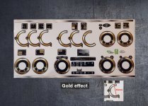 Rangemaster 110 dual fuel compatible panel fascia sticker set. (image for) Rangemaster 110 dual fuel compatible panel fascia sticker set.