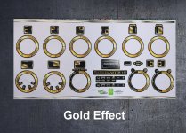 Rangemaster 110 electric compatible panel fascia sticker set. (image for) Rangemaster 110 electric compatible panel fascia sticker set.