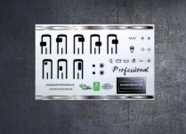 Rangemaster 90 professional dual fuel compatible fascia sticker set. (image for) Rangemaster 90 professional dual fuel compatible fascia sticker set.