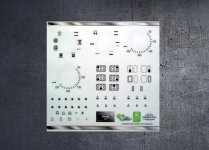 Smeg A2-5 compatible fascia sticker set. (image for) Smeg A2-5 compatible fascia sticker set.