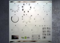 Smeg A3-6 range oven compatible fascia sticker set. (image for) Smeg A3-6 range oven compatible fascia sticker set.