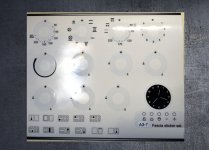 Smeg A3-7 compatible fascia sticker set. (image for) Smeg A3-7 compatible fascia sticker set.