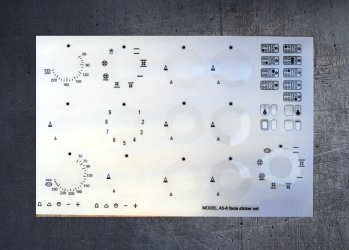 Smeg A5-8 compatible fascia sticker set. (image for) Smeg A5-8 compatible fascia sticker set.