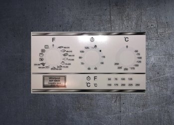 Whirlpool AKP 596 IX compatible panel fascia sticker set. (image for) Whirlpool AKP 596 IX compatible panel fascia sticker set.