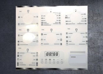 ARC AOF6SE1 Oven compatible fascia sticker set for worn fronts. (image for) ARC AOF6SE1 Oven compatible fascia sticker set for worn fronts.