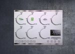 Bosch Hob 51mm dial compatible fascia stickers, US version. (image for) Bosch Hob 51mm dial compatible fascia stickers, US version.
