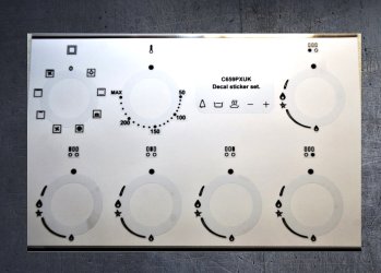 ARISTON Cucina C659PX UK compatible sticker set. (image for) ARISTON Cucina C659PX UK compatible sticker set.