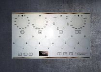 Smeg C92DX9 Compatible fascia sticker set. (image for) Smeg C92DX9 Compatible fascia sticker set.