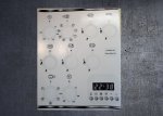CDA CD 9002/1 SS cooker compatible fascia panel sticker set. (image for) CDA CD 9002/1 SS cooker compatible fascia panel sticker set.