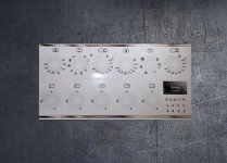 Smeg CG92X9 compatible fascia sticker set. (image for) Smeg CG92X9 compatible fascia sticker set.