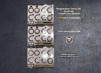 Rangemaster Classic 90 Dual Fuel compatible fascia stickers. (image for) Rangemaster Classic 90 Dual Fuel compatible fascia stickers.