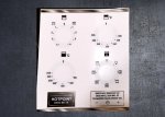 Hotpoint DKD3841IX, DKD5841JC, DD2844C Compatible fascia sticker set. (image for) Hotpoint DKD3841IX, DKD5841JC, DD2844C Compatible fascia sticker set.