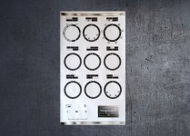 Rangemaster Encore Deluxe 110 Induction Compatible fascia sticker set. (image for) Rangemaster Encore Deluxe 110 Induction Compatible fascia sticker set.