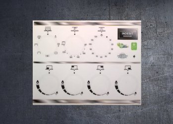 INDESIT I6G52XUK compatible fascia sticker set. (image for) INDESIT I6G52XUK compatible fascia sticker set.