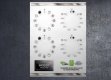 Indesit IFW3841PIX Compatible fascia sticker set x2. (image for) Indesit IFW3841PIX Compatible fascia sticker set x2.