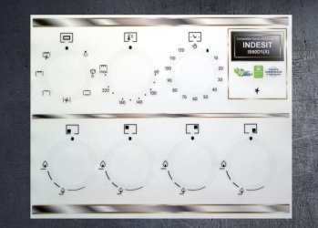 INDESIT IS60D1(X) oven, compatible fascia stickers. (image for) INDESIT IS60D1(X) oven, compatible fascia stickers.
