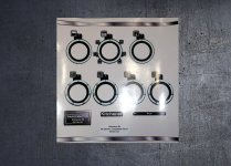 Rangemaster Kitchener 60 All Electric compatible sticker set. (image for) Rangemaster Kitchener 60 All Electric compatible sticker set.