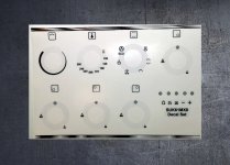 Smeg SUK61MX8 compatible panel fascia sticker set. (image for) Smeg SUK61MX8 compatible panel fascia sticker set.