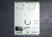 Smeg SUK62MFX5 compatible panel fascia sticker set. (image for) Smeg SUK62MFX5 compatible panel fascia sticker set.