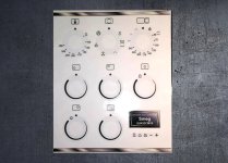 Smeg SUK92CMX8 compatible panel fascia sticker set. (image for) Smeg SUK92CMX8 compatible panel fascia sticker set.