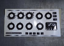 Smeg SUK92MBL5 compatible panel fascia sticker set. (image for) Smeg SUK92MBL5 compatible panel fascia sticker set.