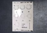 Smeg SY62MX8 compatible panel fascia sticker set. (image for) Smeg SY62MX8 compatible panel fascia sticker set.