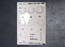 Smeg SY62MX8 compatible panel fascia sticker set. (image for) Smeg SY62MX8 compatible panel fascia sticker set.