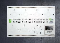 Smeg three o/clock position gas hob stickers. (image for) Smeg three o/clock position gas hob stickers.