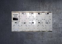 Rangemaster Toledo 110 Electric compatible fascia sticker set. (image for) Rangemaster Toledo 110 Electric compatible fascia sticker set.