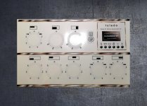 Rangemaster Toledo 90 Electric compatible fascia sticker set. (image for) Rangemaster Toledo 90 Electric compatible fascia sticker set.