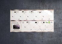 Rangemaster Toledo TOLS90NG gas compatible fascia sticker set. (image for) Rangemaster Toledo TOLS90NG gas compatible fascia sticker set.