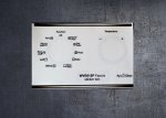 Westinghouse WVE615P compatible panel fascia sticker set. (image for) Westinghouse WVE615P compatible panel fascia sticker set.