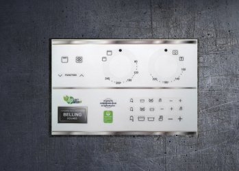 Belling XOU 483 suitable fascia sticker set. (image for) Belling XOU 483 suitable fascia sticker set.